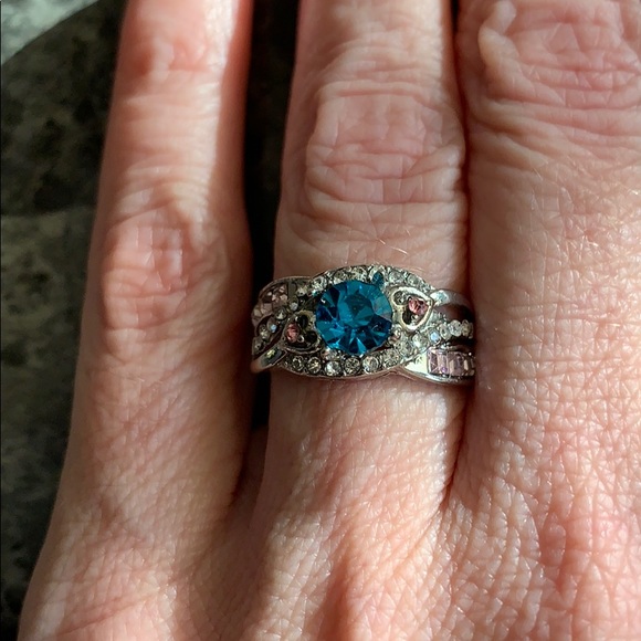 Sterling silver topaz ring - Picture 4 of 5